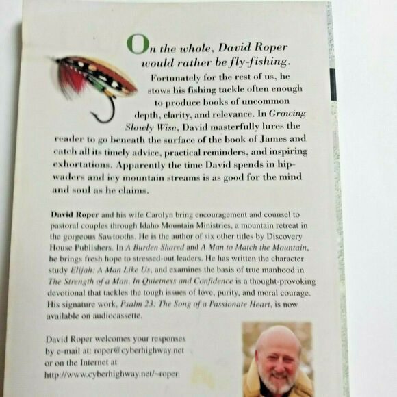 Growing Slowly Wise : Building a Faith That Works 2000 Book on Wisdom D. Roper - Picture 7 of 11